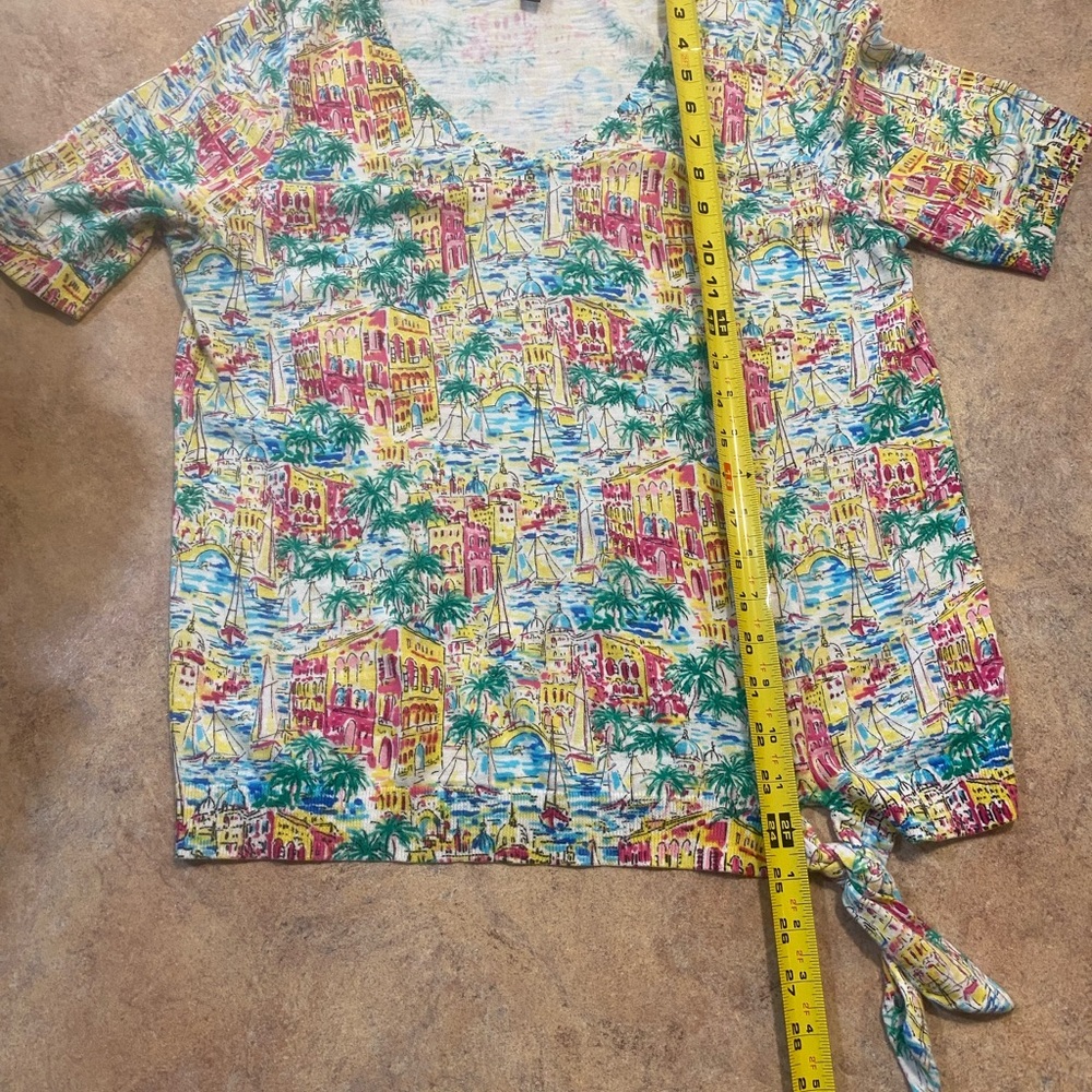 Talbots Multicolor Printed Sweater size M - Picture 7 of 7